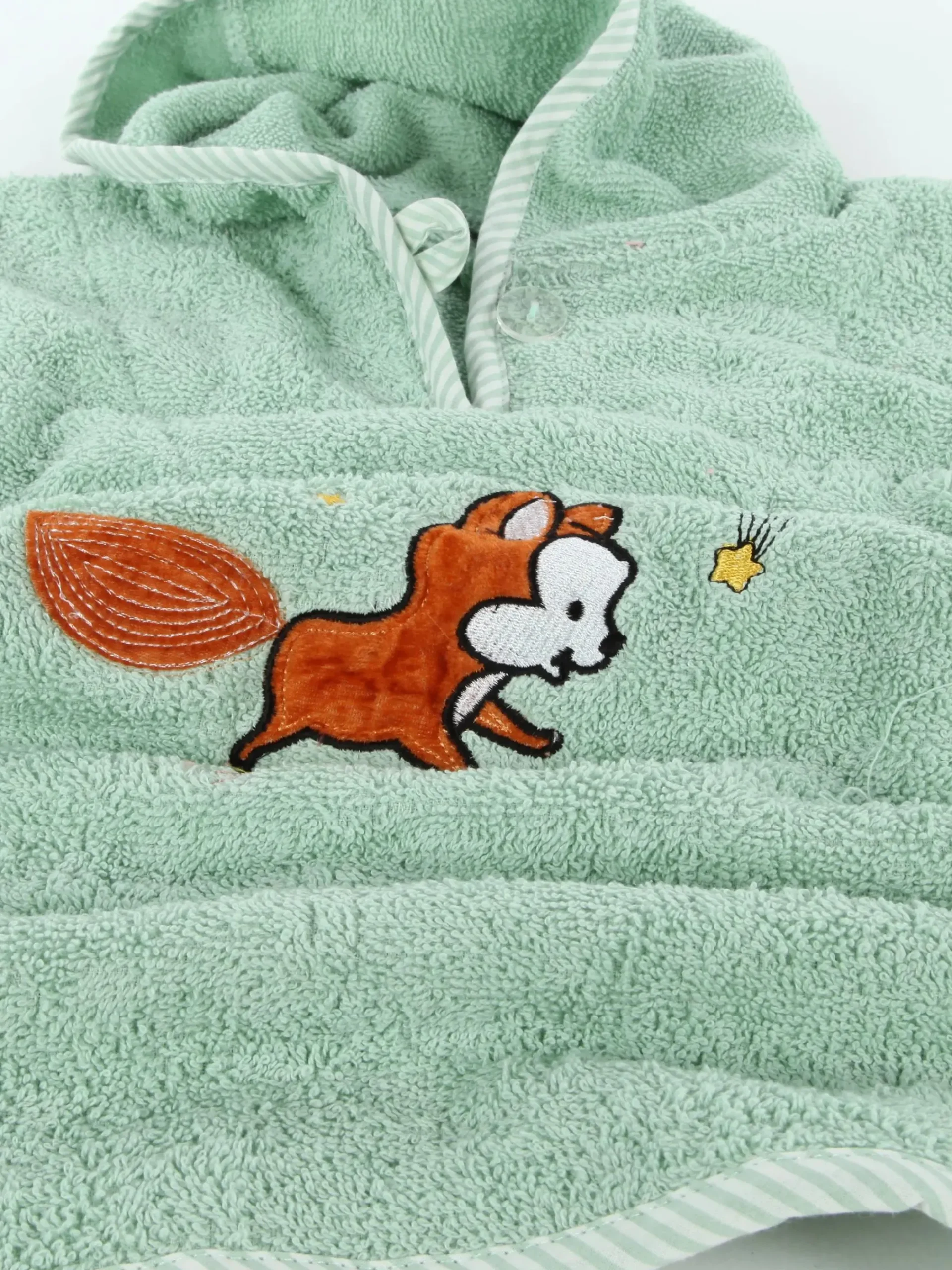 No Manufacturer Baby Badeponcho mit Mütze