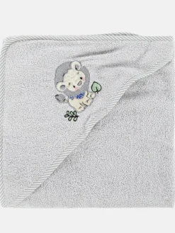 No Manufacturer Baby Badetuch mit Mütze