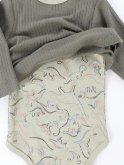 Kinder Bubble Gum Baby Jungen Longsleeve mit angesetztem Body