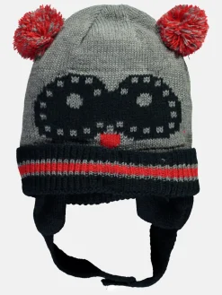 Kinder Bubble Gum Baby Jungen Mütze mit Pompoms als Öhrchen