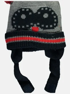 Kinder Bubble Gum Baby Jungen Mütze mit Pompoms als Öhrchen