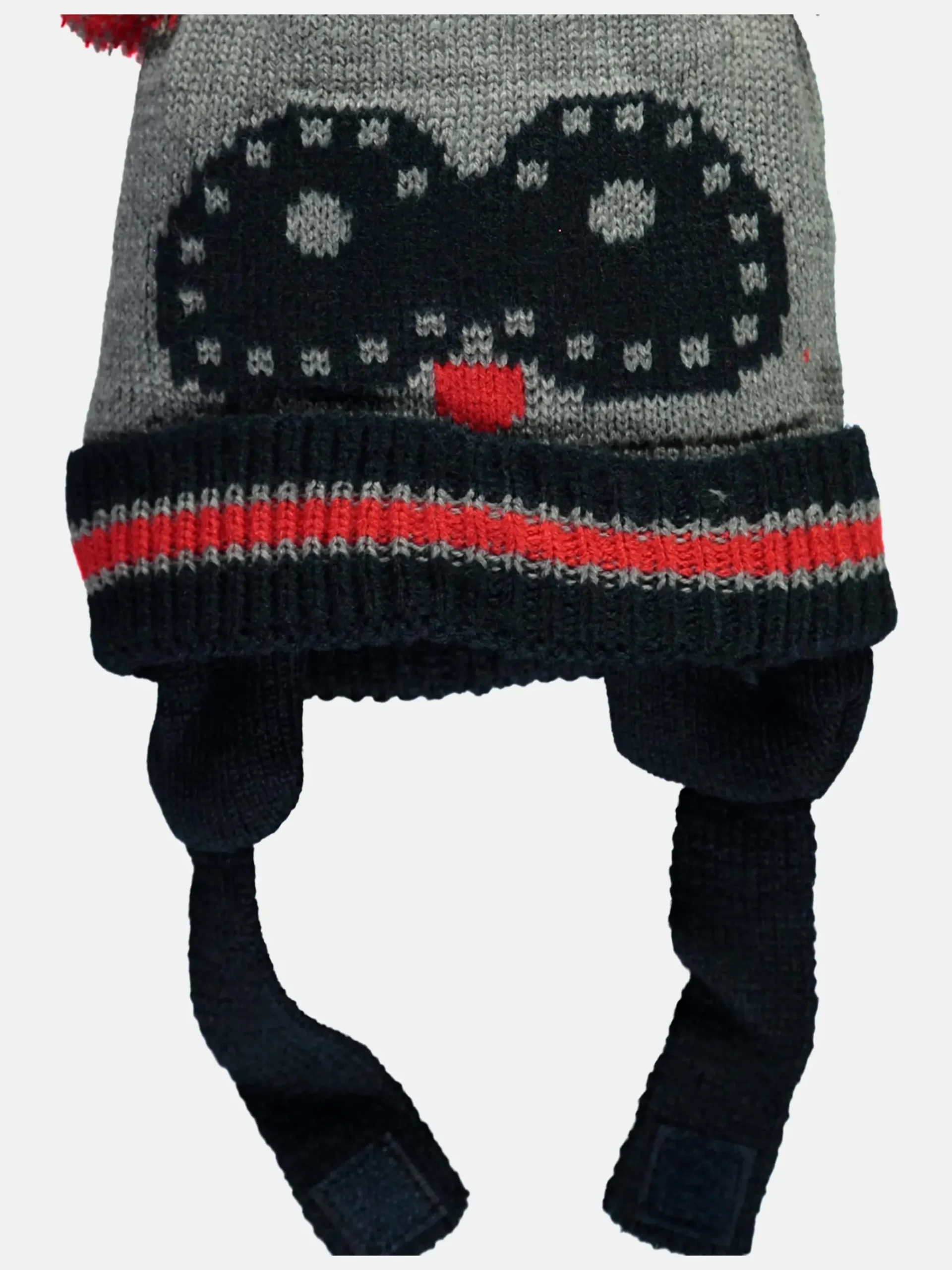 Kinder Bubble Gum Baby Jungen Mütze mit Pompoms als Öhrchen