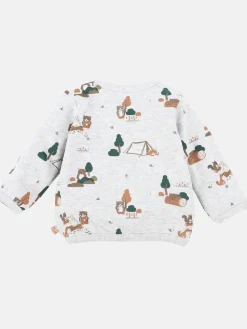 Kinder Bubble Gum Baby Jungen Sweatshirt mit Alloverprint
