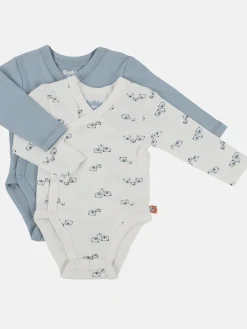 Kinder Bubble Gum Baby Jungen Wickelbody im 2er Pack