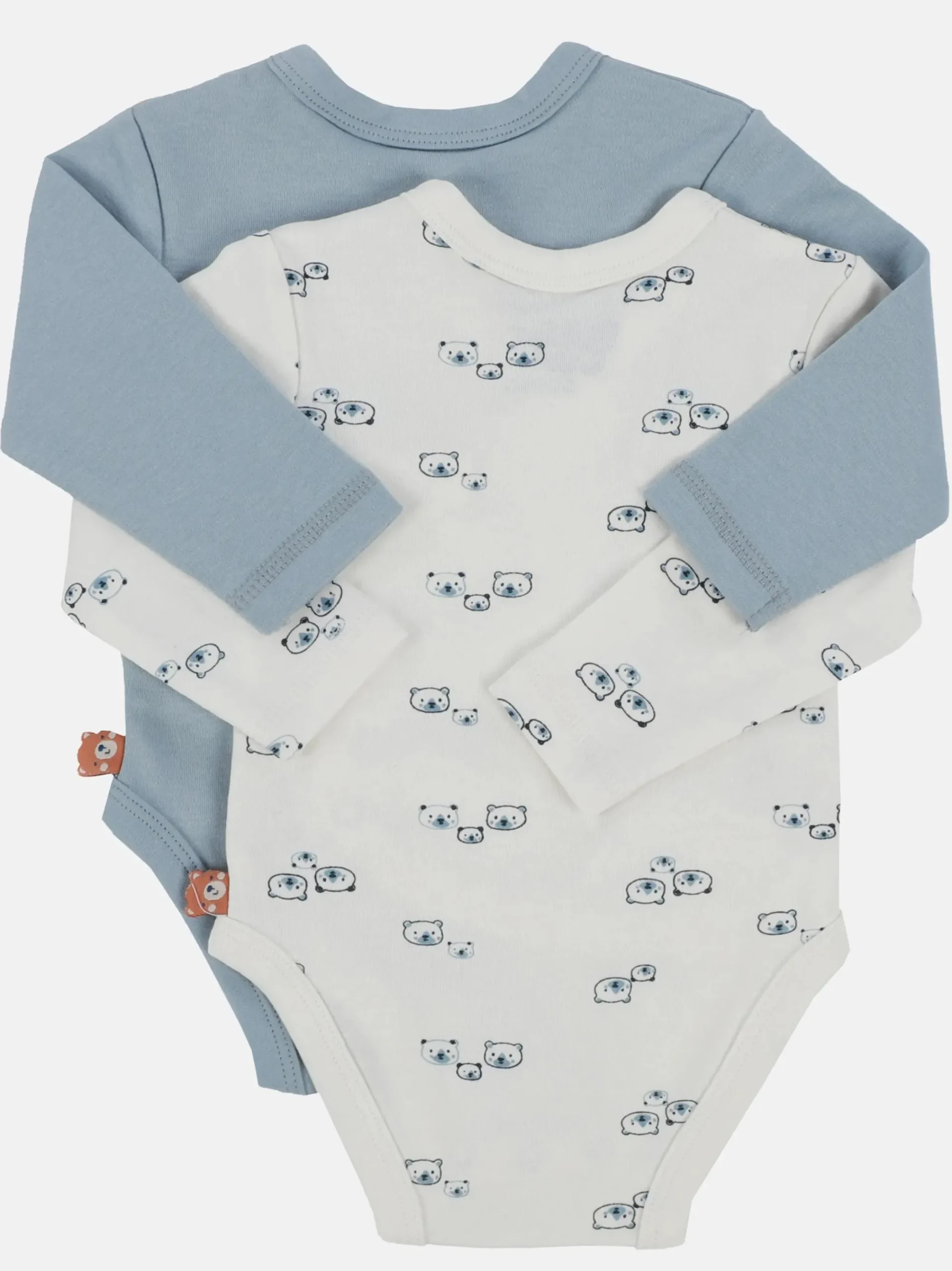 Kinder Bubble Gum Baby Jungen Wickelbody im 2er Pack