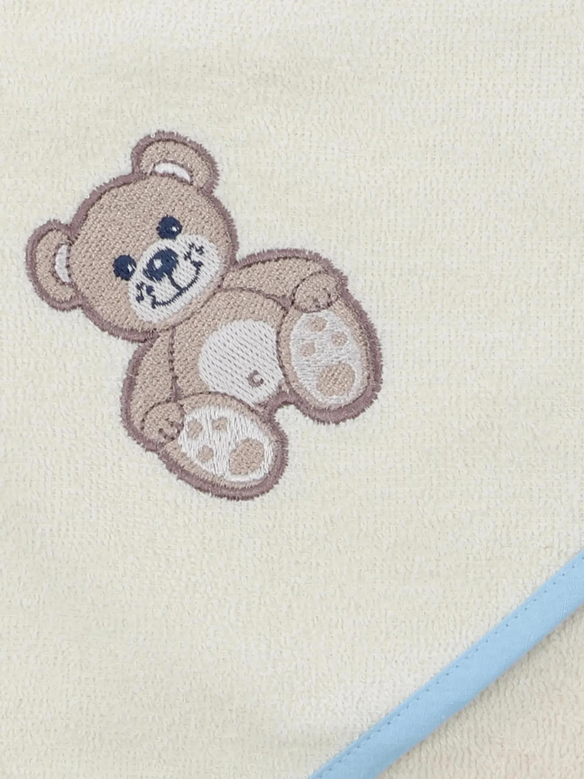 Lilly&Fynn Baby Kapuzenhandtuch mit Stickerei, 75x75cm