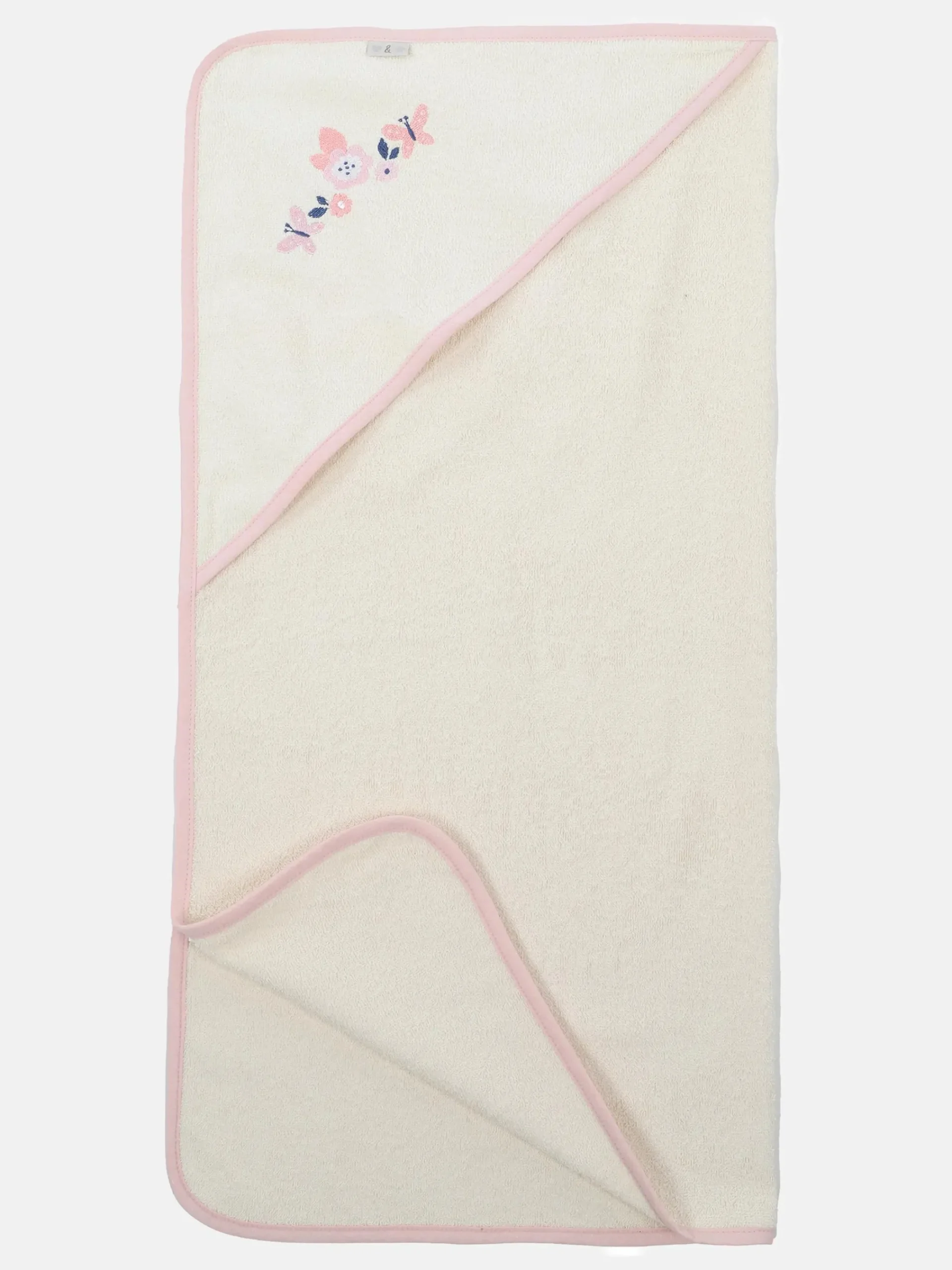 Lilly&Fynn Baby Kapuzenhandtuch mit Stickerei, 75x75cm