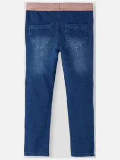 Kinder name it Baby Leggings mit Glitzerbund