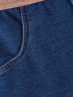 Kinder name it Baby Leggings mit Glitzerbund