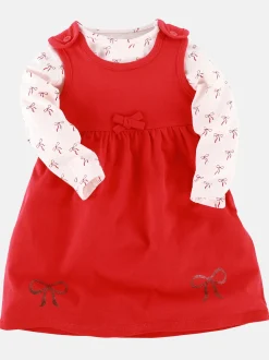 Kinder Bubble Gum Baby Mädchen 2er Set bestehend aus Shirt und Trägerrock