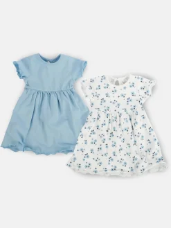 Kinder Bubble Gum Baby Mädchen Kleid im Doppelpack