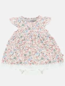 Kinder Bubble Gum Baby Mädchen Kleid mit Alloverprint