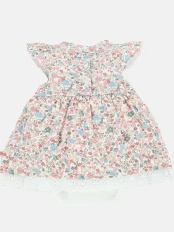 Kinder Bubble Gum Baby Mädchen Kleid mit Alloverprint