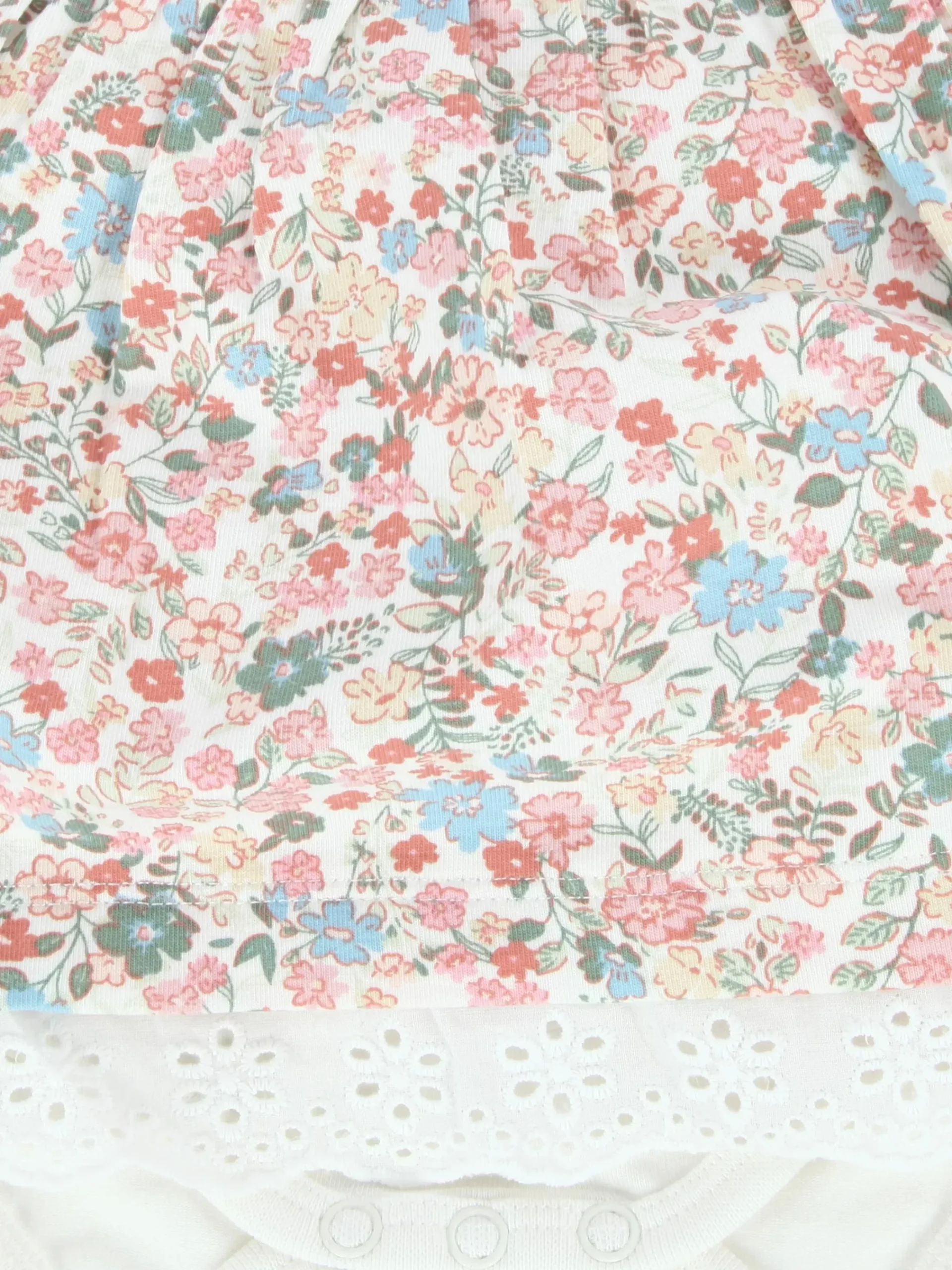 Kinder Bubble Gum Baby Mädchen Kleid mit Alloverprint