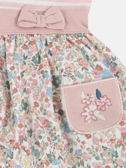 Kinder Bubble Gum Baby Mädchen Kleid mit Alloverprint