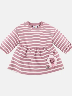 Kinder Bubble Gum Baby Mädchen Kleidchen mit Streifen und Blume