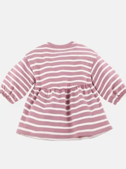 Kinder Bubble Gum Baby Mädchen Kleidchen mit Streifen und Blume