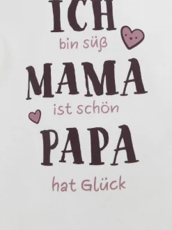 Kinder Bubble Gum Baby Mädchen Langarmbodies mit Sprüchen im 2er Pack