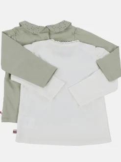 Kinder Bubble Gum Baby Mädchen Langarmshirt im 2er Pack