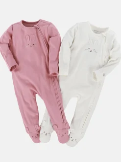 Kinder Bubble Gum Baby Mädchen Pyjama im 2er Pack