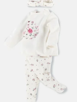 Kinder Bubble Gum Baby Mädchen Set, 3tlg., best. aus Hose, Sweatshirt und Stirnband