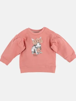Kinder Bubble Gum Baby Mädchen Sweatshirt mit Hasendruck