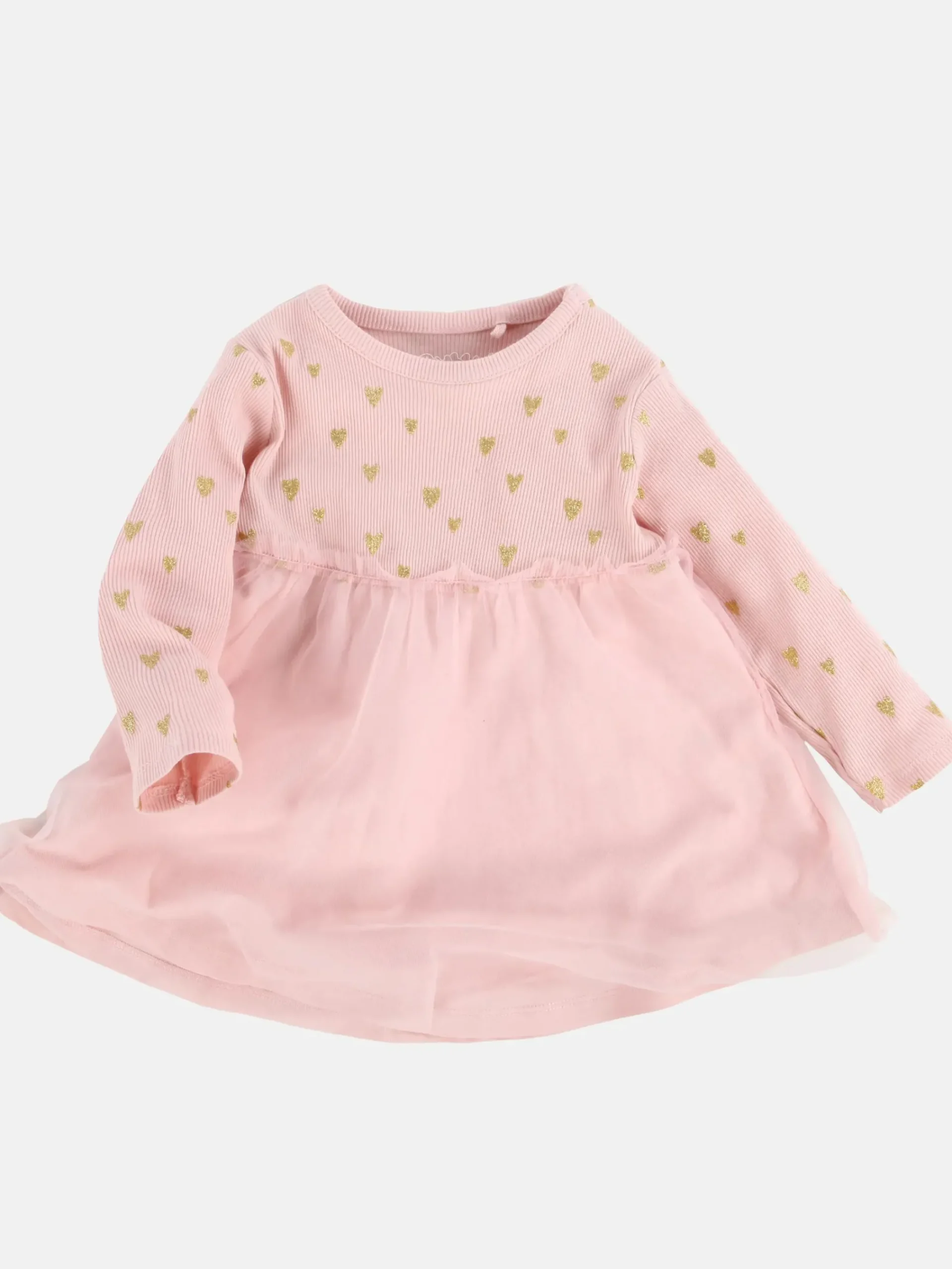 Kinder Bubble Gum Baby Mädchen Tüllkleid mit Glitzerprint