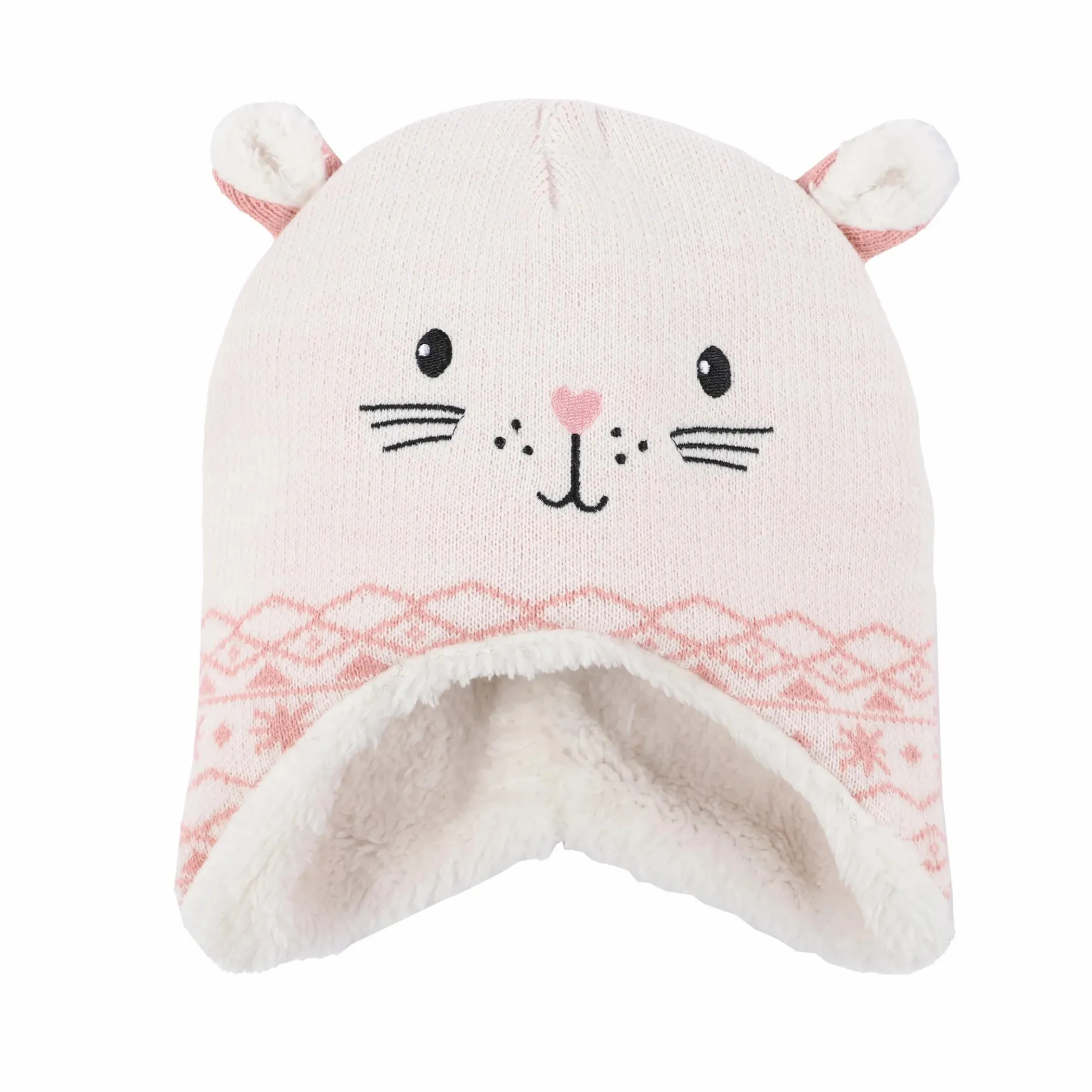 Kinder Bubble Gum Baby Mädchenmütze mit Katzengesicht