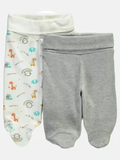 Kinder Lilly&Fynn Baby Schlupfhose mit Fuß im 2er Pack