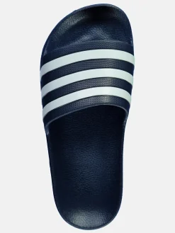 Herren Adidas Badeschuhe in gestreifter Optik