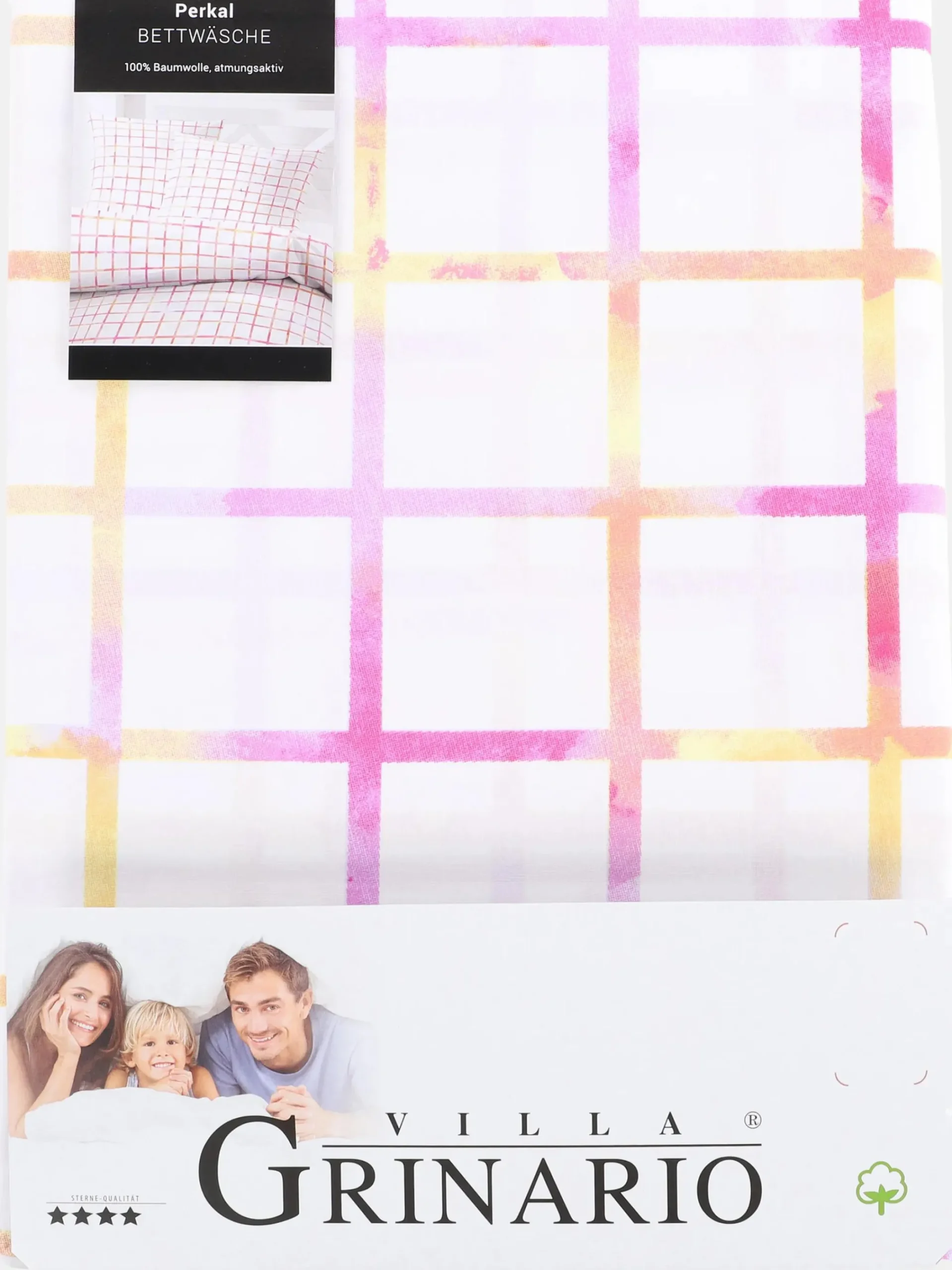 Villa Grinario Bettwäsche mit Muster 135x200cm