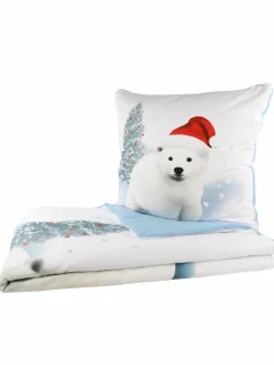 Dream House Biberbettwäsche mit Eisbär Motiv, 135x200cm
