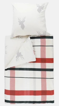 Dream House Biberbettwäsche mit Hirschmotiv 135/200cm