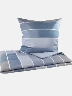 Kaeppel I Biberbettwäsche mit Streifen 155x220cm