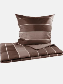 Kaeppel I Biberbettwäsche mit Streifen 135x200cm