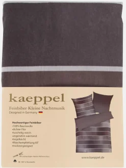 Kaeppel I Biberbettwäsche mit Streifen 135x200cm
