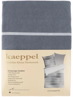 Kaeppel I Biberbettwäsche mit Streifen, 135x200cm