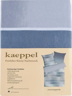 Kaeppel I Biberbettwäsche mit Streifen 135x200cm