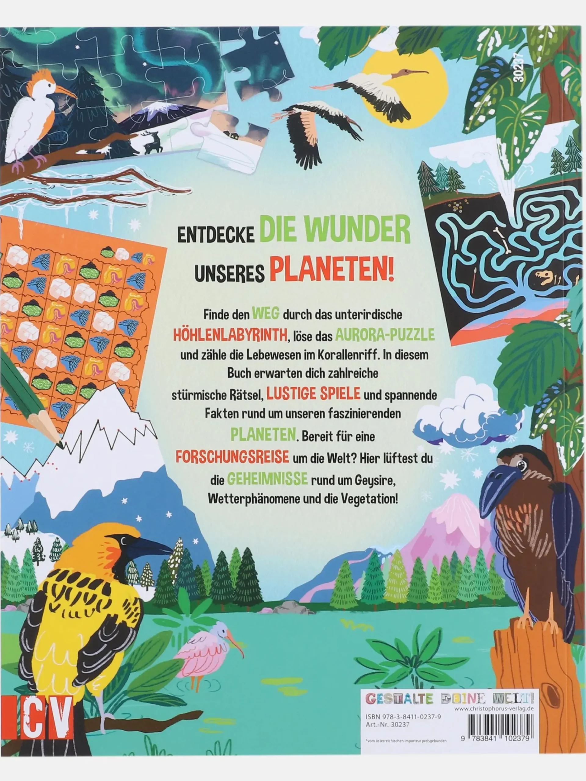 Kinder Bücher Buch "Mein Planet Erde Spiele-Spass