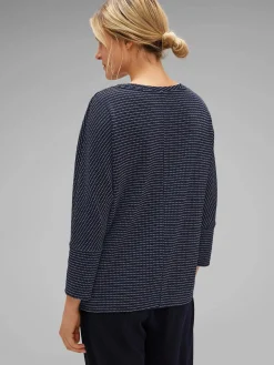 Damen Street One Damen Stickpullover zweifarbig