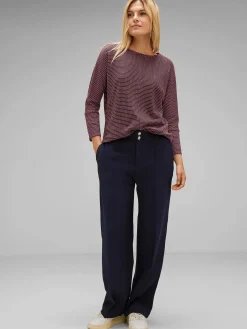 Damen Street One Damen Stickpullover zweifarbig