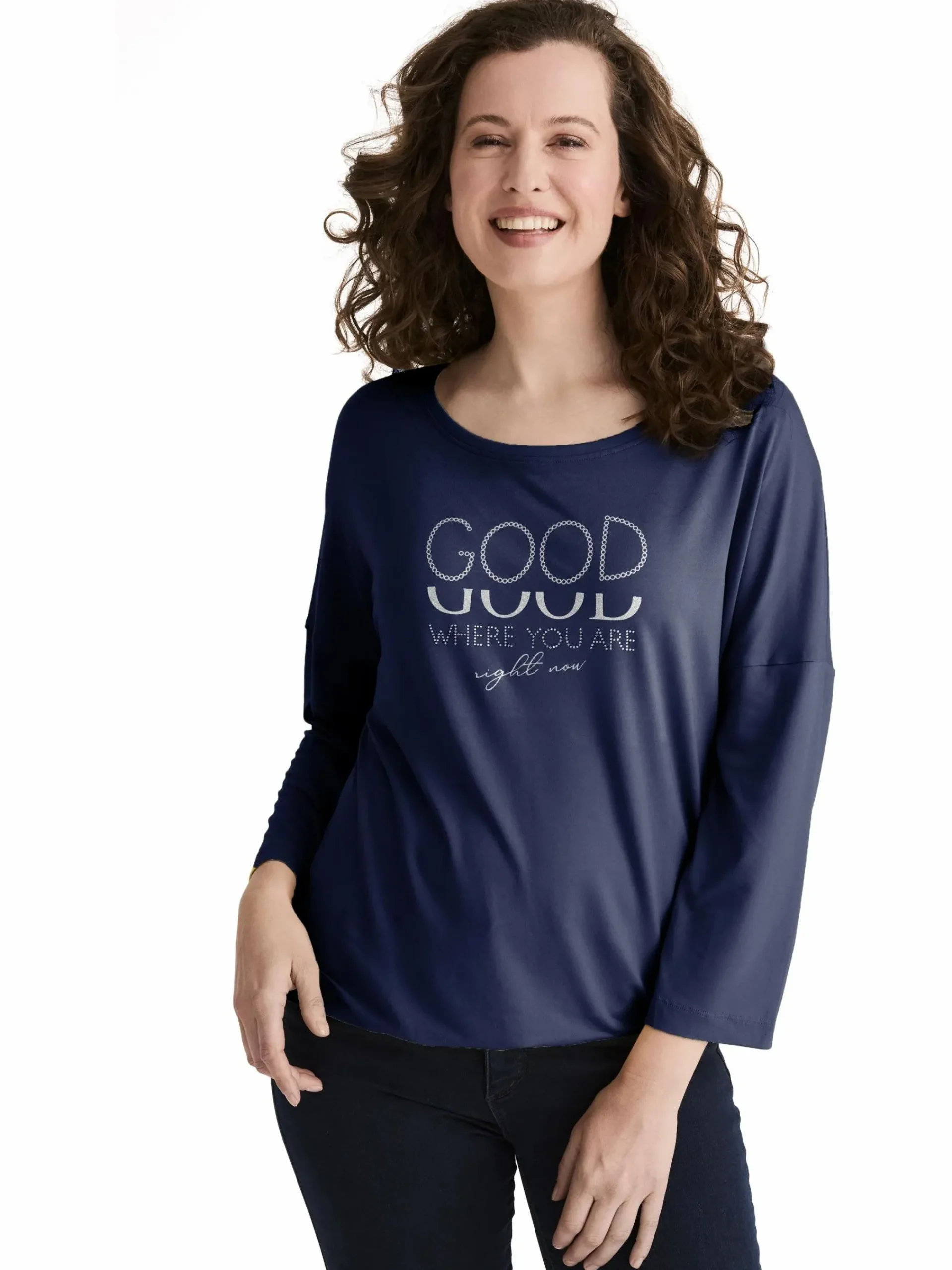 Damen Stooker DOB Damen 3/4 Sweatshirt "Clea"