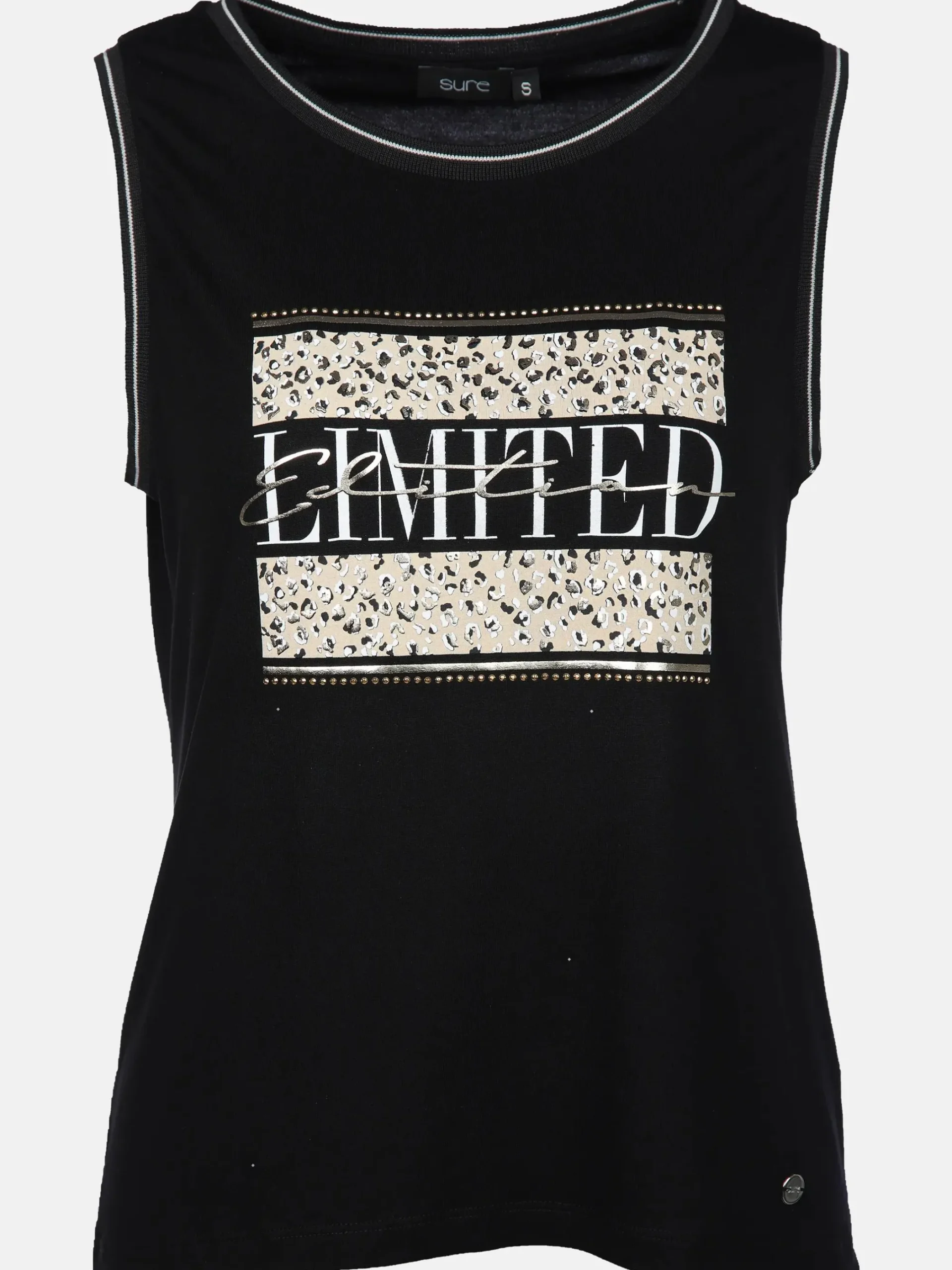 Damen Sure Damen Achseltop mit auffälligem Frontprint