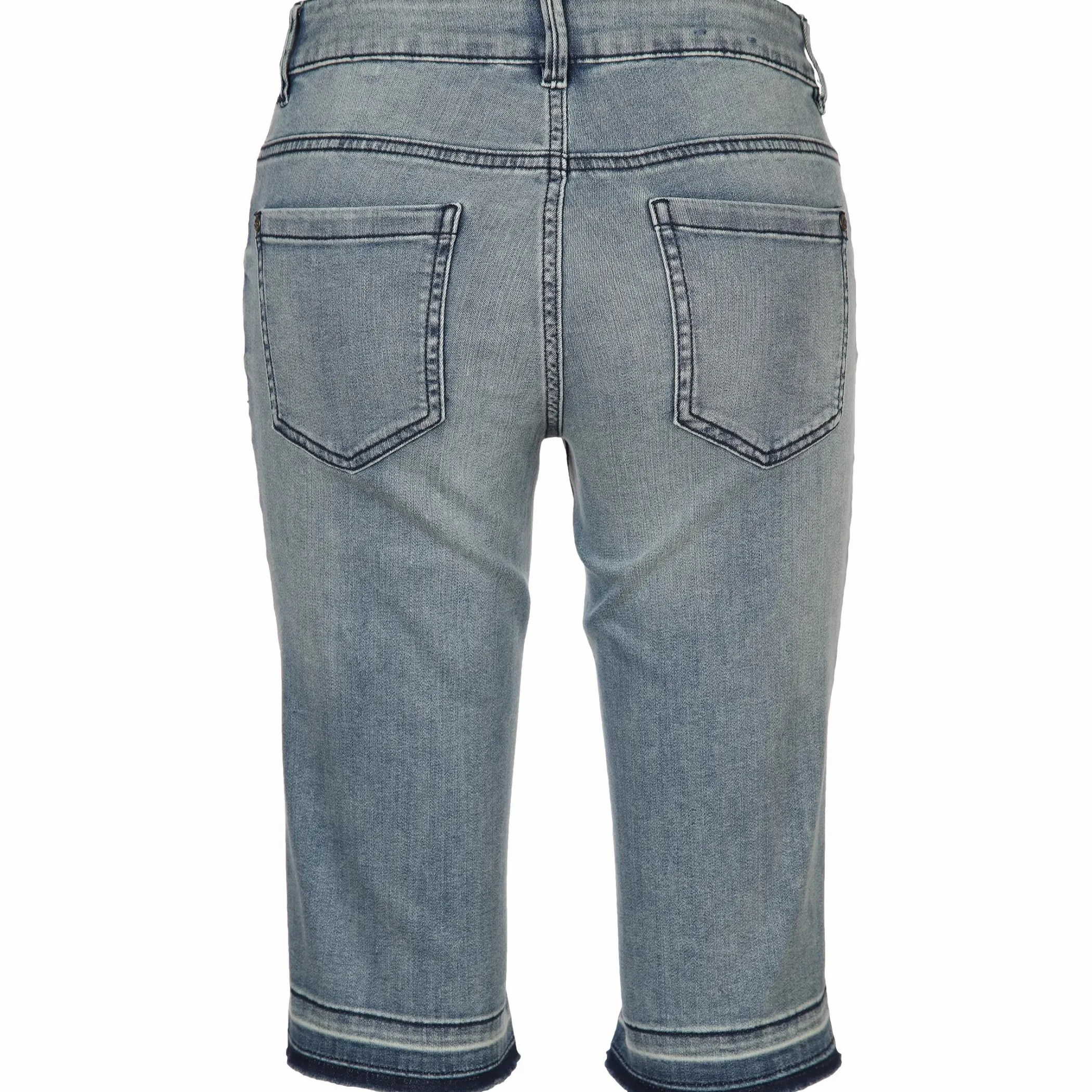 Damen Tom Tailor Damen Bermuda mit Saumkante