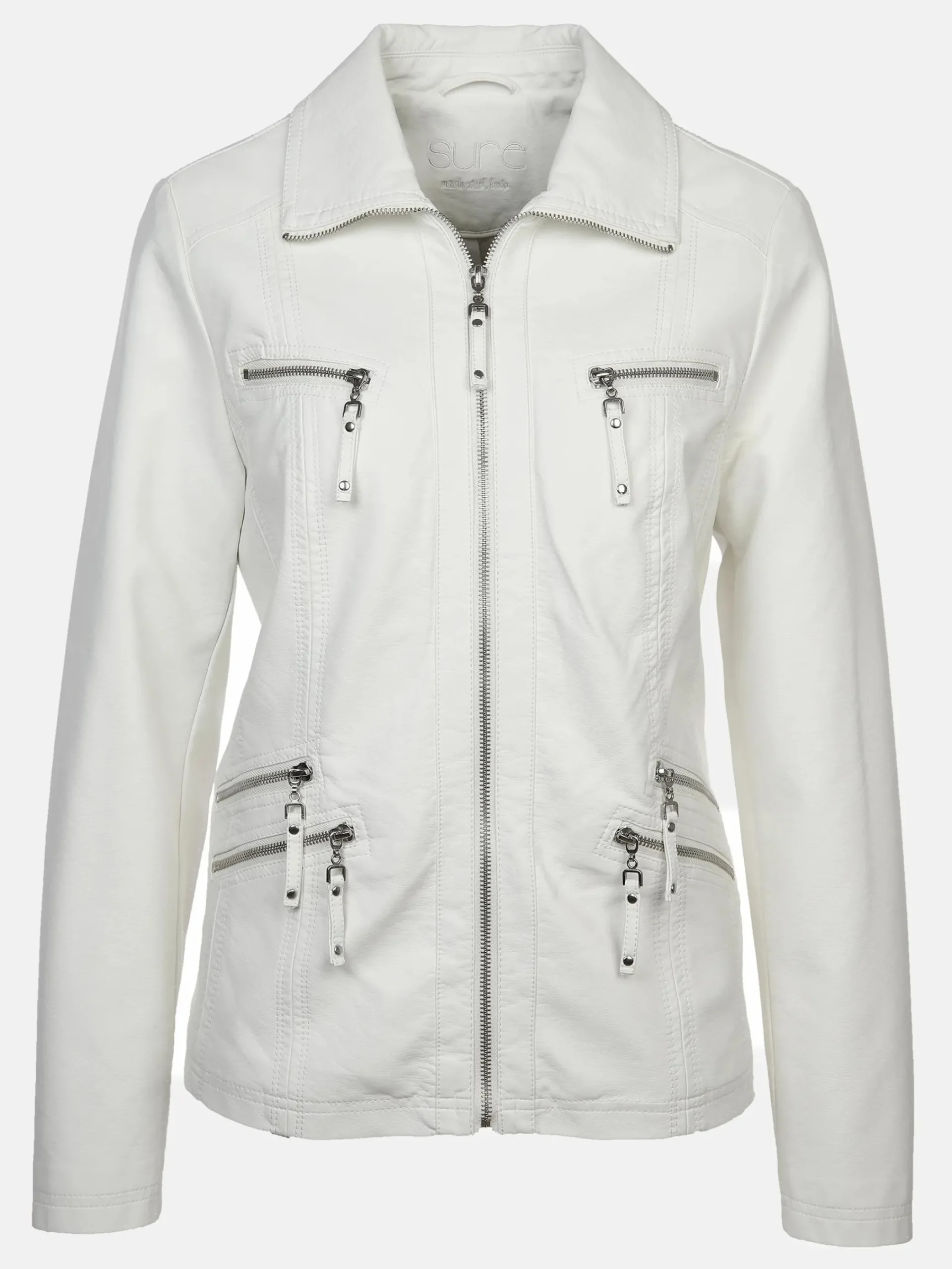 Damen Sure Damen Bikerjacke in Kunstleder