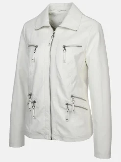 Damen Sure Damen Bikerjacke in Kunstleder