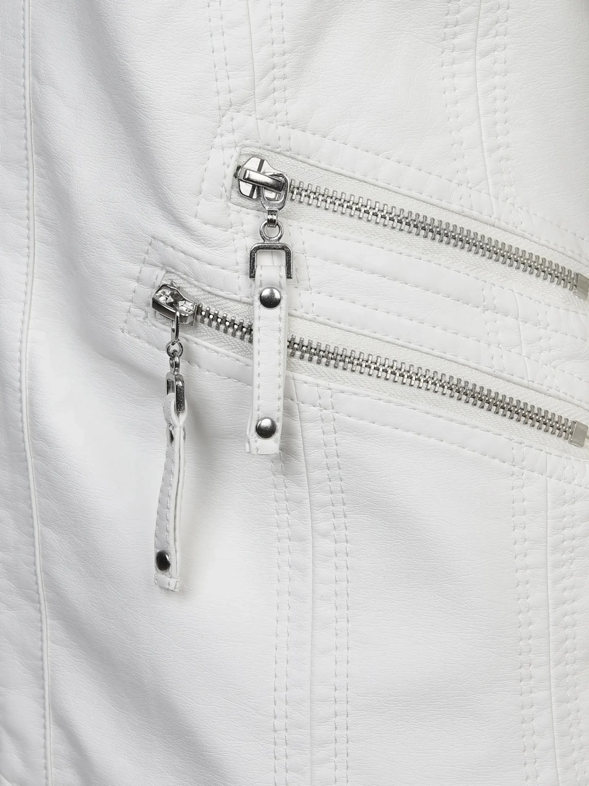 Damen Sure Damen Bikerjacke in Kunstleder