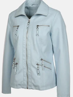 Damen Sure Damen Bikerjacke in Kunstleder