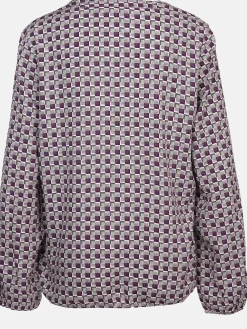 Damen Lisa Tossa Damen Blouson-Bluse mit Alloverprint