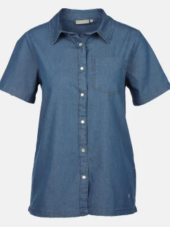 Damen Sure Damen Bluse im Denimstyle